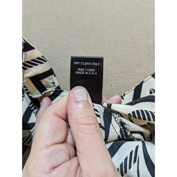 ARK & Co  Women’s Palazzo Pants Black & Stone 100% Polyester Size Large - Picture 8 of 12